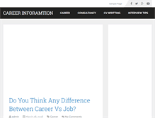 Tablet Screenshot of career365.info